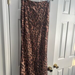 Leopard Print Women's Skirt
